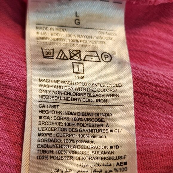 Old Navy Boho Sleeveless blouse size large - Picture 7 of 8